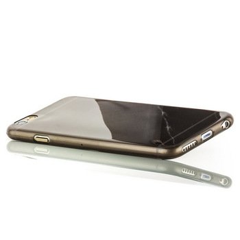 Microsonic Slim Kılıf Transparent Soft iPhone 6 Plus (5.5'') Kılıf Transparent Soft Siyah