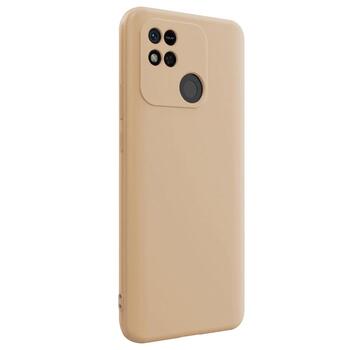 Microsonic Xiaomi Redmi 10A Kılıf Matte Silicone Gold