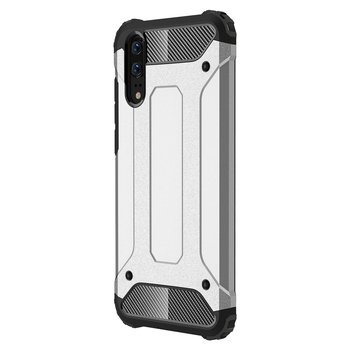 CaseUp Huawei P20 Kılıf Tank Gümüş