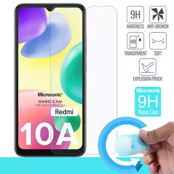 Microsonic Xiaomi Redmi 10A Nano Glass Cam Ekran Koruyucu
