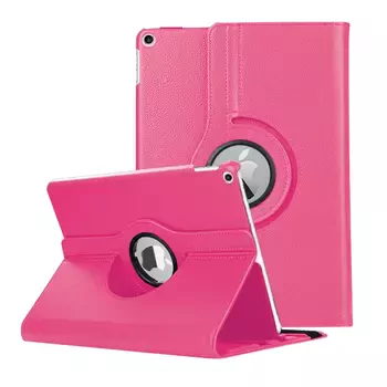 Microsonic Apple iPad Air 3 10.5'' 2019 (A2152-A2123-A2153-A2154) Kılıf 360 Rotating Stand Deri Koyu Pembe