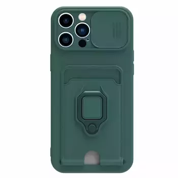 Microsonic Apple iPhone 14 Pro Kılıf Multifunction Silicone Yeşil