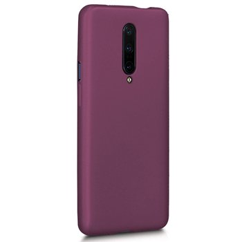 Microsonic OnePlus 7 Pro Kılıf Matte Silicone Mor