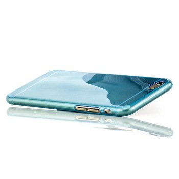 Microsonic Slim Kılıf Transparent Soft iPhone 6 Plus (5.5'') Kılıf Transparent Soft Mavi