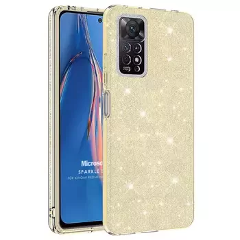 Microsonic Xiaomi Redmi Note 12 Pro 4G Kılıf Sparkle Shiny Gold