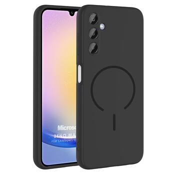 Microsonic Samsung Galaxy A24 Kılıf Zeno MagSafe Siyah