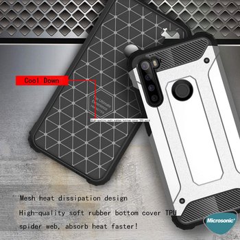 Microsonic Realme 6i Kılıf Rugged Armor Kırmızı