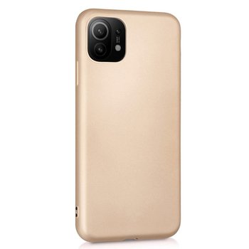 Microsonic Xiaomi Mi 11 Kılıf Matte Silicone Gold