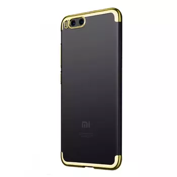 Microsonic Xiaomi Mi6 Kılıf Skyfall Transparent Clear Gold