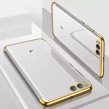 Microsonic Xiaomi Mi6 Kılıf Skyfall Transparent Clear Gold