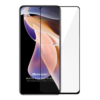 Microsonic Xiaomi Redmi Note 11 Pro Plus Seramik Matte Flexible Ekran Koruyucu Siyah