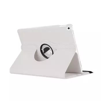 Microsonic Apple iPad Air 3 10.5'' 2019 (A2152-A2123-A2153-A2154) Kılıf 360 Rotating Stand Deri Beyaz