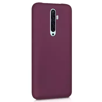 Microsonic Matte Silicone Oppo Reno 2Z Kılıf Mor