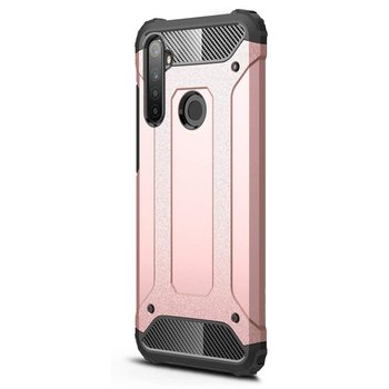 Microsonic Realme 6i Kılıf Rugged Armor Rose Gold