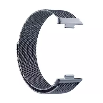 Microsonic Huawei Watch Fit 4 Pro Milanese Loop Kordon Koyu Gri