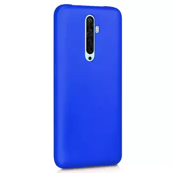 Microsonic Matte Silicone Oppo Reno 2Z Kılıf Mavi