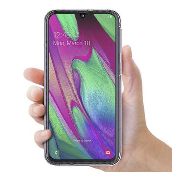 Microsonic Samsung Galaxy A40 Kılıf Komple Gövde Koruyucu Silikon Şeffaf