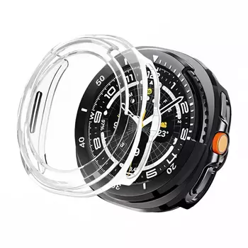 Microsonic Samsung Galaxy Watch 8 Classic 46mm Kılıf Matte Premium Slim WatchBand Şeffaf