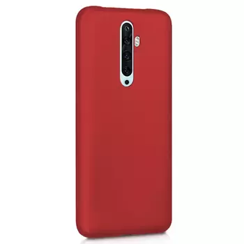 Microsonic Matte Silicone Oppo Reno 2Z Kılıf Kırmızı