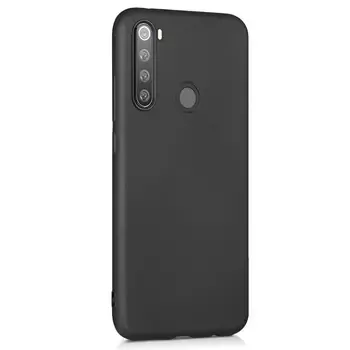 Microsonic Matte Silicone Xiaomi Redmi Note 8T Kılıf Siyah