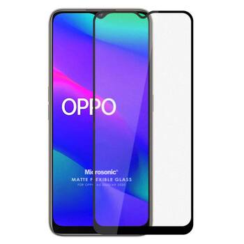 Microsonic Oppo A9 2020 Seramik Matte Flexible Ekran Koruyucu Siyah