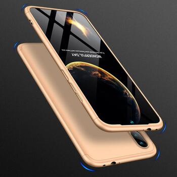 Microsonic Xiaomi Redmi Note 7 Pro Kılıf Double Dip 360 Protective AYS Gold