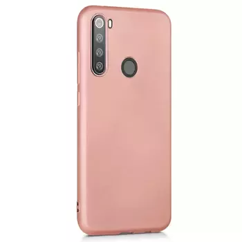 Microsonic Matte Silicone Xiaomi Redmi Note 8T Kılıf Rose Gold