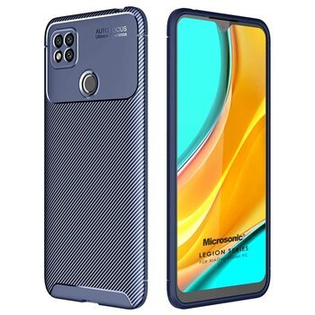 Microsonic Xiaomi Redmi 9C Kılıf Legion Series Lacivert