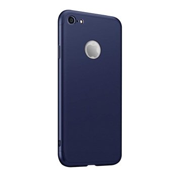 Microsonic Apple iPhone 8 Kılıf Double Dip 360 Protective AYS Lacivert