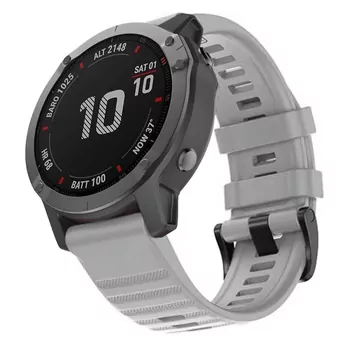 Microsonic Garmin Fenix 5 Kordon Quick Fit Strap Band Gri