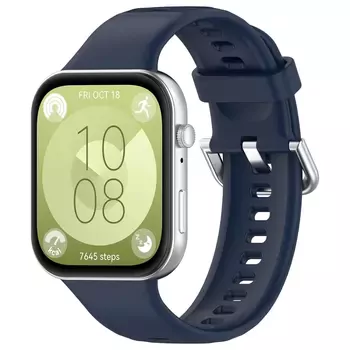 Microsonic Huawei Watch Fit 4 Pro Kordon, Silicone Sport Band Lacivert
