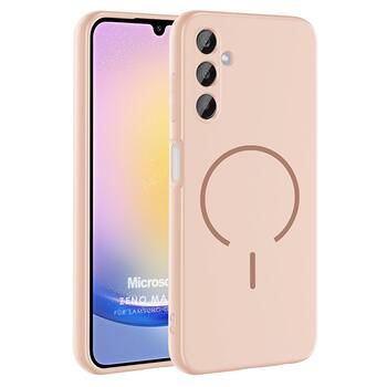 Microsonic Samsung Galaxy A24 Kılıf Zeno MagSafe Rose Gold