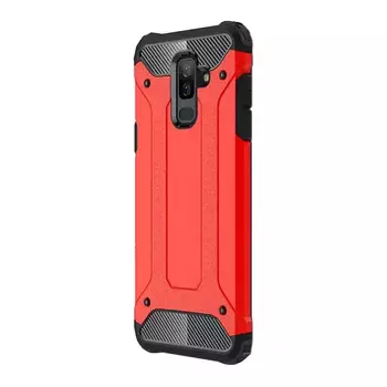 Microsonic Samsung Galaxy J8 Kılıf Rugged Armor Kırmızı