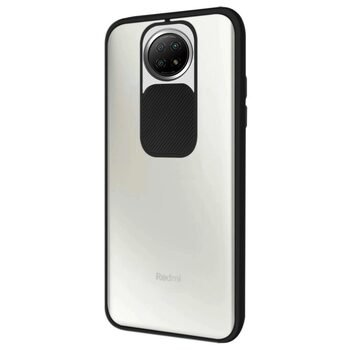 Microsonic Xiaomi Redmi Note 9 5G Kılıf Slide Camera Lens Protection Siyah