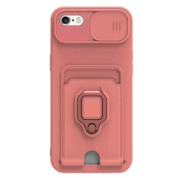 Microsonic Apple iPhone 6S Plus Kılıf Multifunction Silicone Pembe