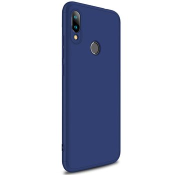 Microsonic Xiaomi Redmi Note 7 Pro Kılıf Double Dip 360 Protective AYS Lacivert