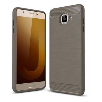 Microsonic Samsung Galaxy J7 Max Kılıf Room Silikon Gri