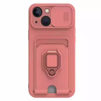 Microsonic Apple iPhone 14 Plus Kılıf Multifunction Silicone Pembe