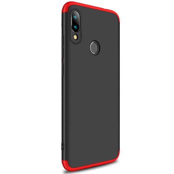 Microsonic Xiaomi Redmi Note 7 Pro Kılıf Double Dip 360 Protective AYS Siyah - Kırmızı