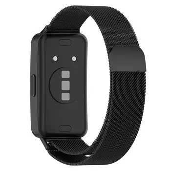 Microsonic Huawei Band 10 Milanese Loop Kordon Siyah