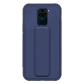 Microsonic Xiaomi Redmi Note 9 Kılıf Hand Strap Lacivert