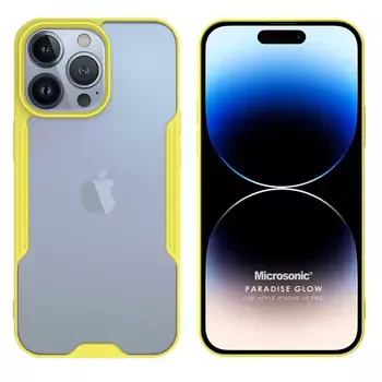 Microsonic Apple iPhone 15 Pro Kılıf Paradise Glow Sarı