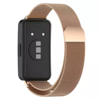 Microsonic Huawei Band 10 Milanese Loop Kordon Rose Gold