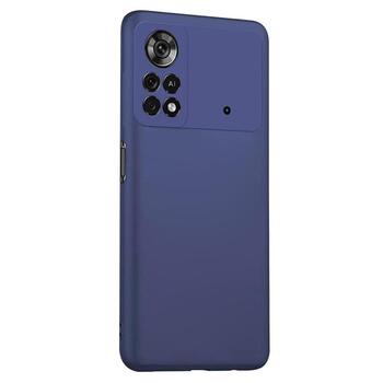 Microsonic Xiaomi Poco M4 Pro 4G Kılıf Matte Silicone Lacivert