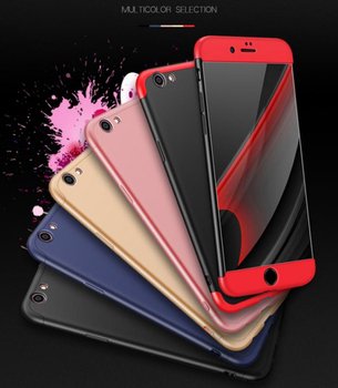 Microsonic Apple iPhone 7 Kılıf Double Dip 360 Protective AYS Rose Gold