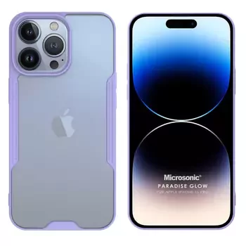 Microsonic Apple iPhone 15 Pro Kılıf Paradise Glow Lila