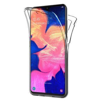 Microsonic Samsung Galaxy A10 Kılıf Komple Gövde Koruyucu Silikon Şeffaf