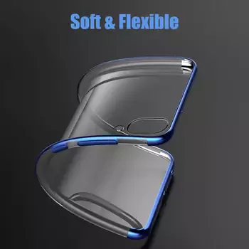 Microsonic Huawei P20 Lite Kılıf Skyfall Transparent Clear Siyah