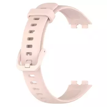 Microsonic Huawei Band 10 Kordon, Silicone Sport Band Pudra