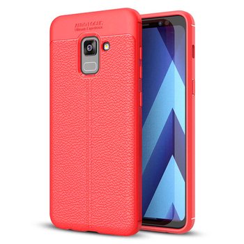 CaseUp Samsung Galaxy A8 Plus 2018 Kılıf Niss Silikon Kırmızı